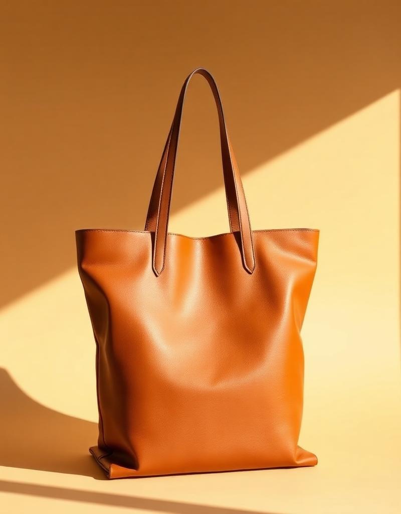 Camel Leather Tote