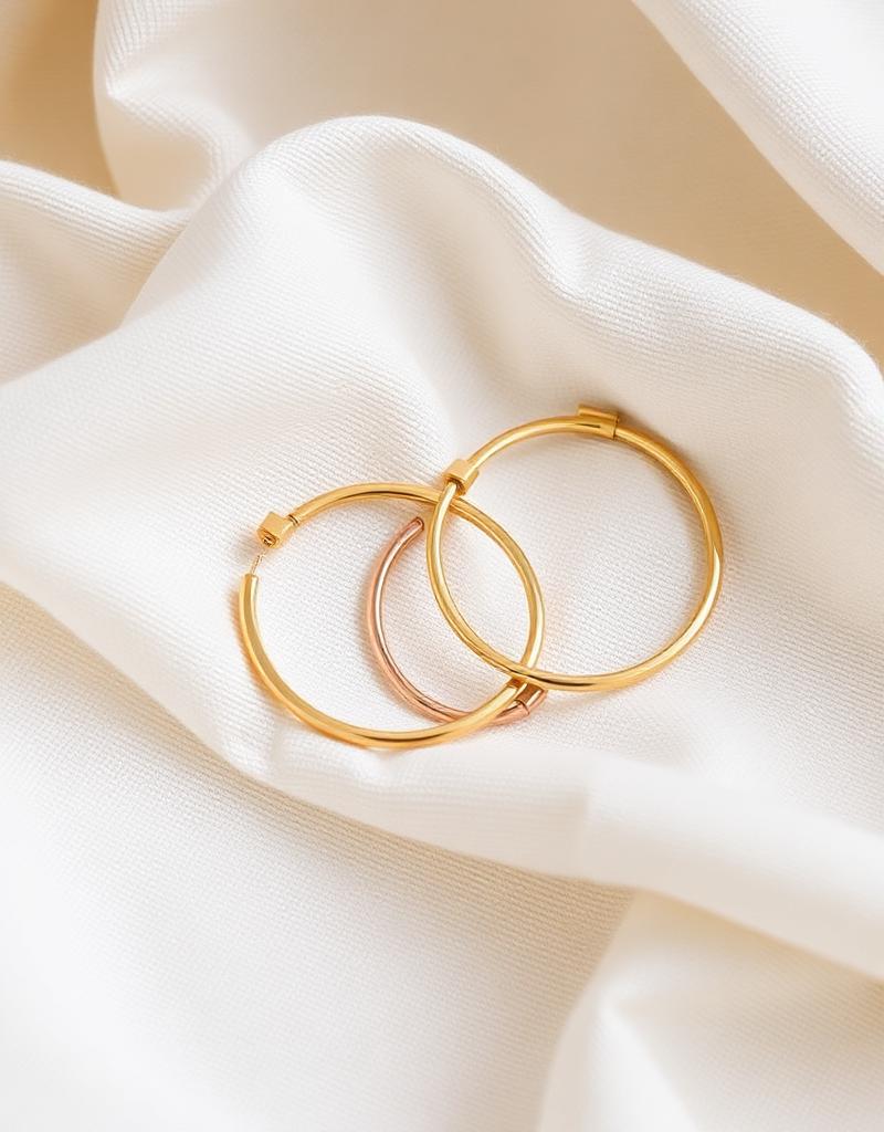 Gold Hoop Earrings
